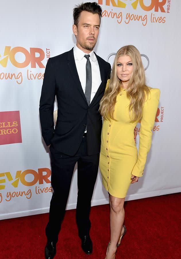 Josh Duhamel and Fergie before there public split. Source: Getty