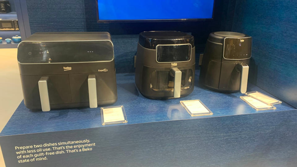 Beko air dryers at the company's stand at IFA 2023