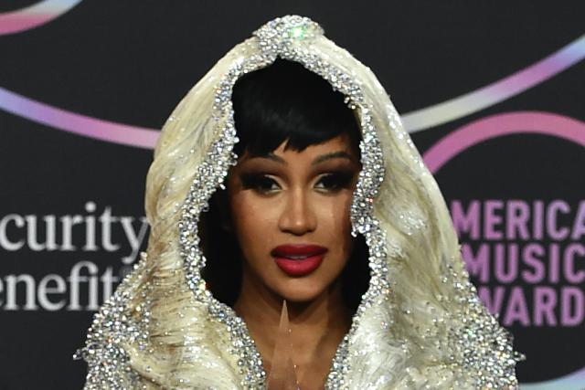 All of Cardi B's show-stopping 2021 AMAs red carpet looks