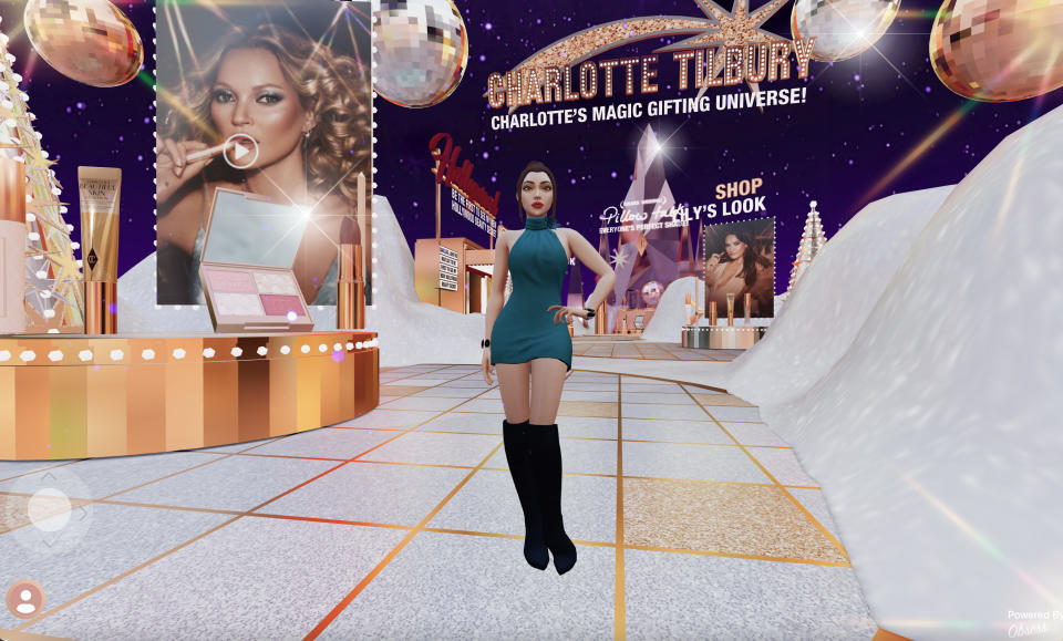Customers of the new 3D virtual store, Charlotte’s Beauty Realm, can customize their avatars, learn from the brand’s makeup artists, try on the products and purchase directly from the store.