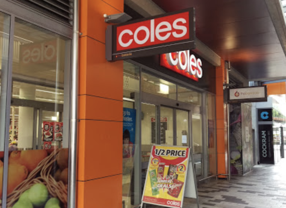 This picture shows the outside of a Coles store. Source: Google Maps