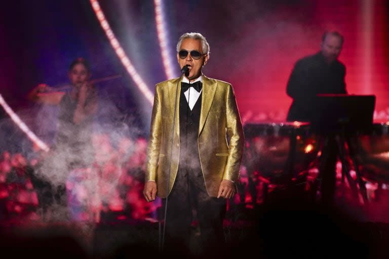 El italiano Andrea Bocelli también dijo presente en la gala de los Latin Grammy 2023