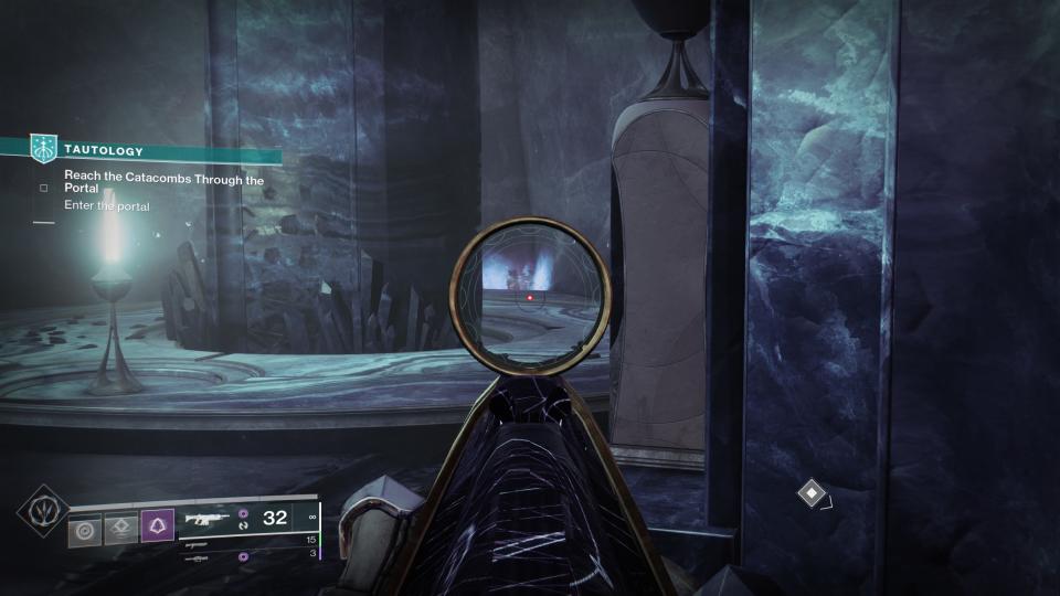 Destiny 2 Starcat locations - Cat hidden behind pillar