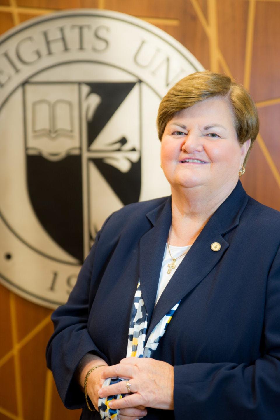 Siena Heights University President Sister Peg Albert announced Tuesday that she will retire at the end of the 2022-23 academic year.