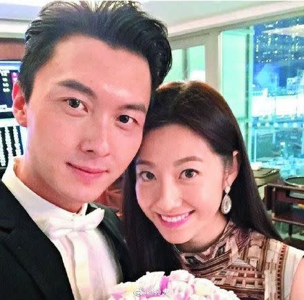 王浩信與陳自瑤於2011年結婚後屢傳婚變。（圖／翻攝自微博）