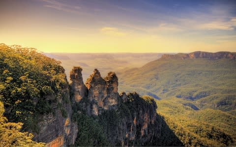 The stunning Blue Mountains - Credit: getty