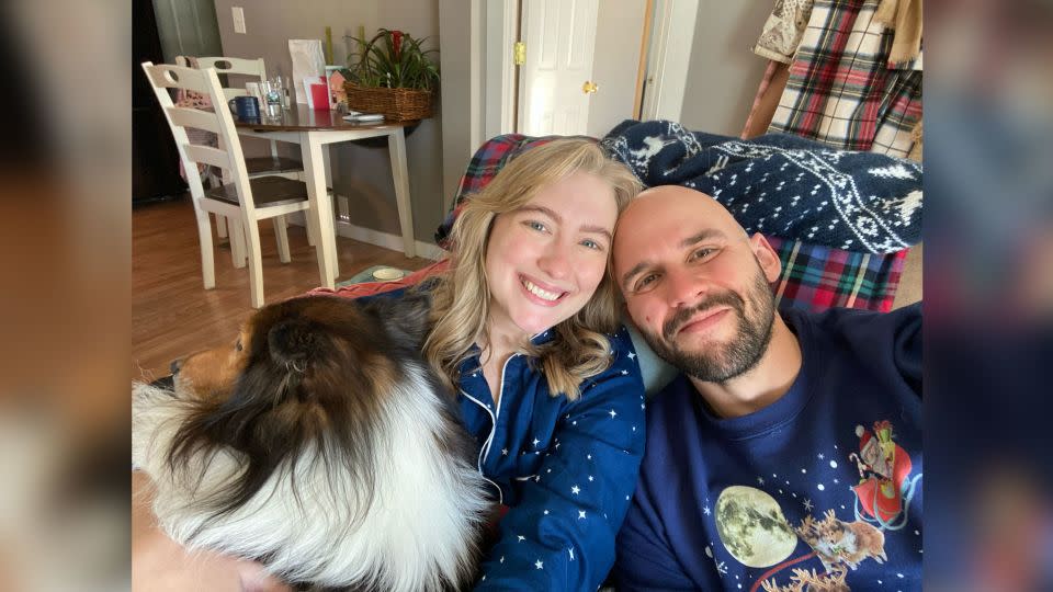 Mallory Walling and Spenser Peterson at their home in Waterbury, Vermont. - Spenser Peterson