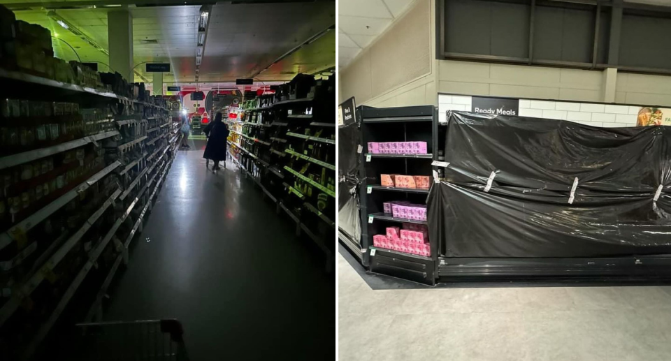 Coles and Woolworths in Sydney's North without power due to NSW storms. 