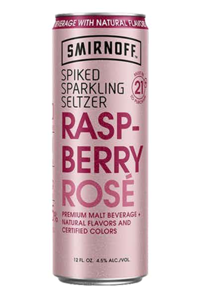 7) Spiked Sparkling Raspberry Rose