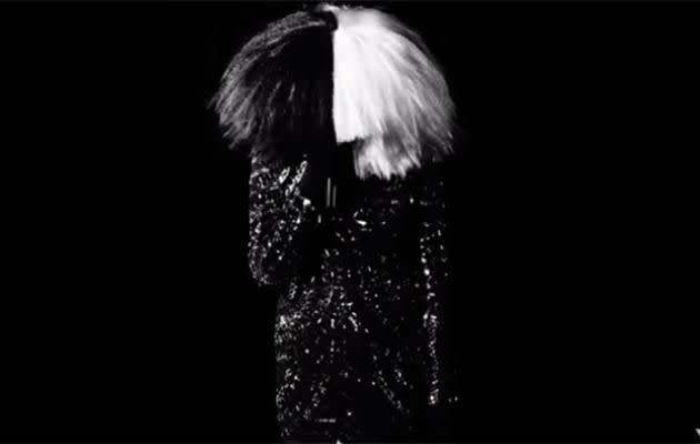 Sia. Source: Vevo