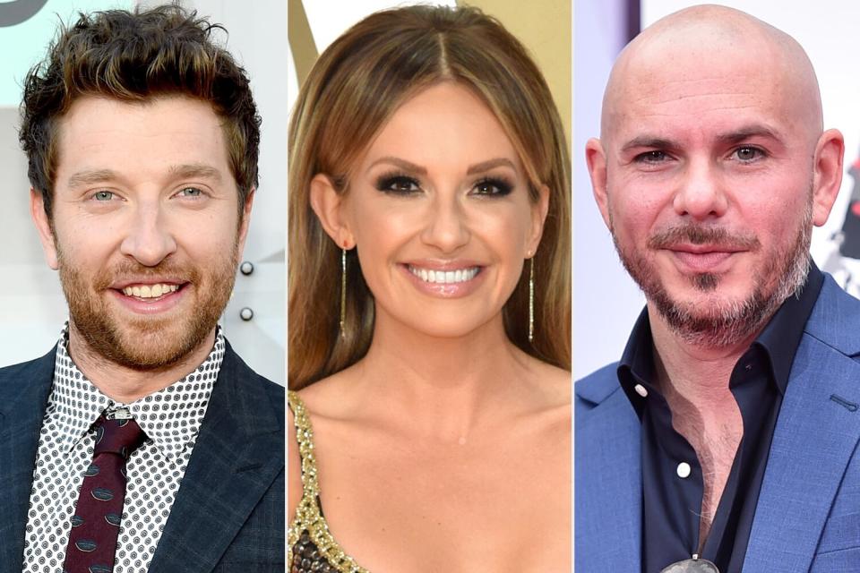 Brett Eldredge, Carly Pearce, Pitbull