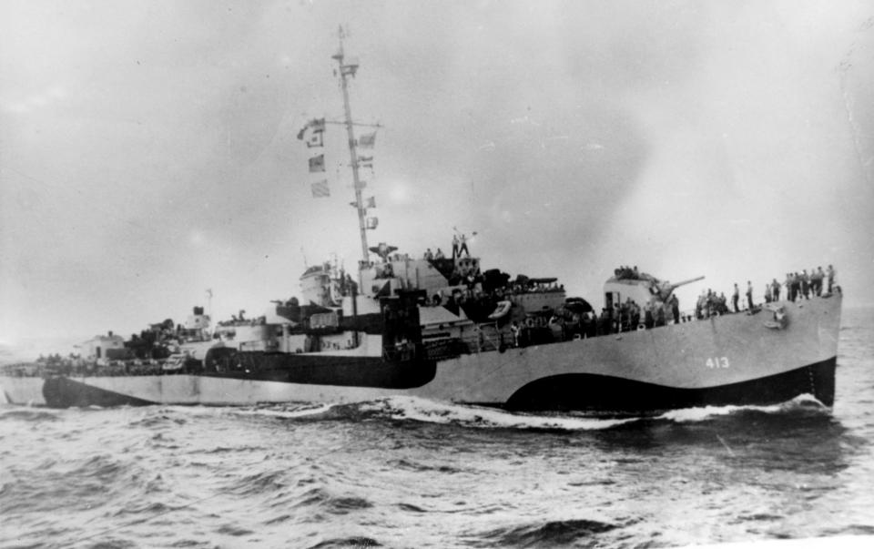 Navy destroyer-escort USS Samuel B. Roberts