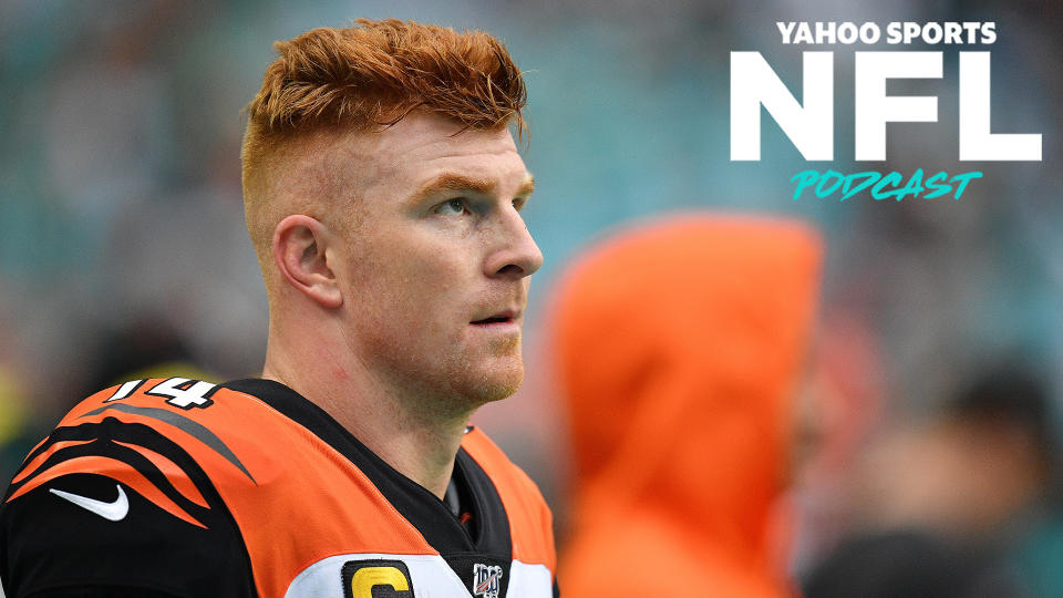 Terez Paylor & Charles Robinson discuss what is next for Andy Dalton and the Dallas Cowboys on the latest Yahoo Sports NFL Podcast. (Photo by Mark Brown/Getty Images)