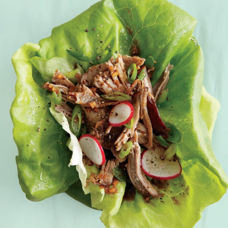 Pulled Pork Lettuce Wraps