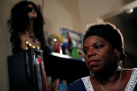 Tanya Walker, a 53-year-old transgender woman, activist and advocate, gives an interview at her apartment in New York City, U.S. September 7, 2016. Picture taken September 7, 2016. REUTERS/Brendan McDermid