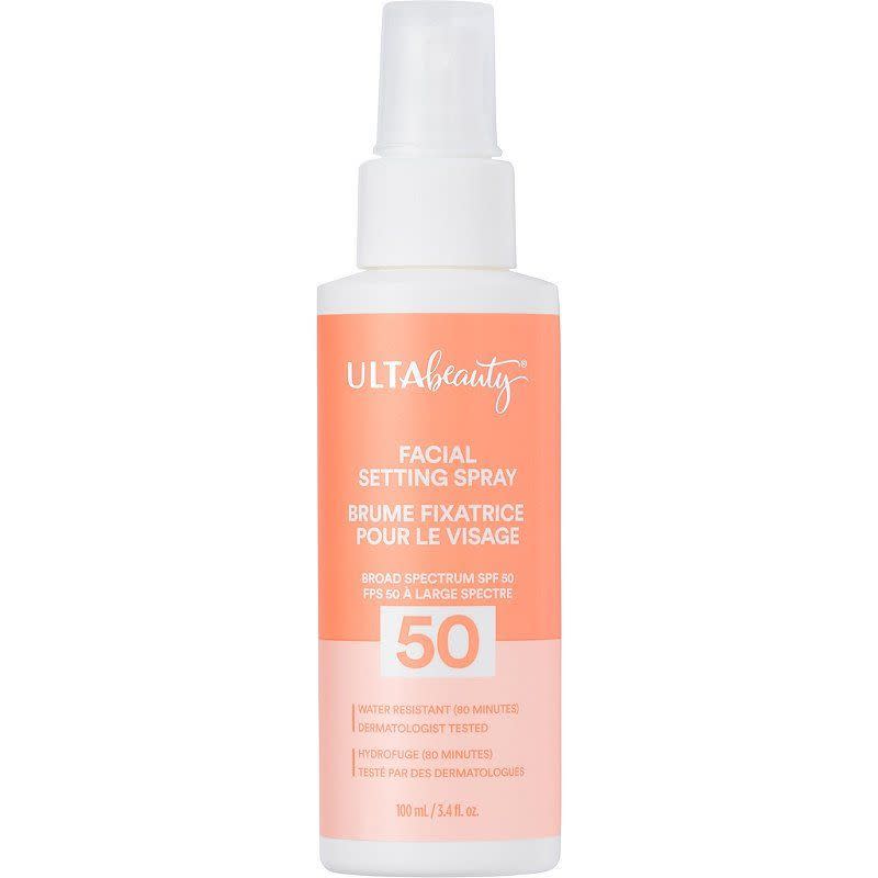 ULTA Facial Setting Spray Sunscreen SPF 50