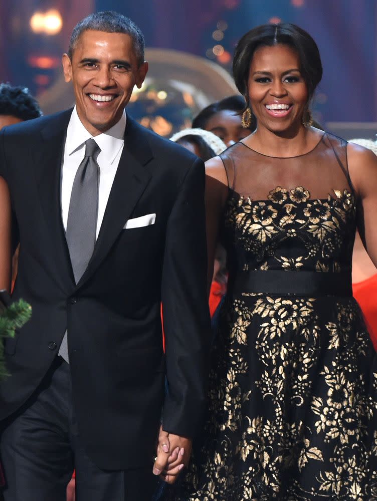 Barack and Michelle Obama in 2014