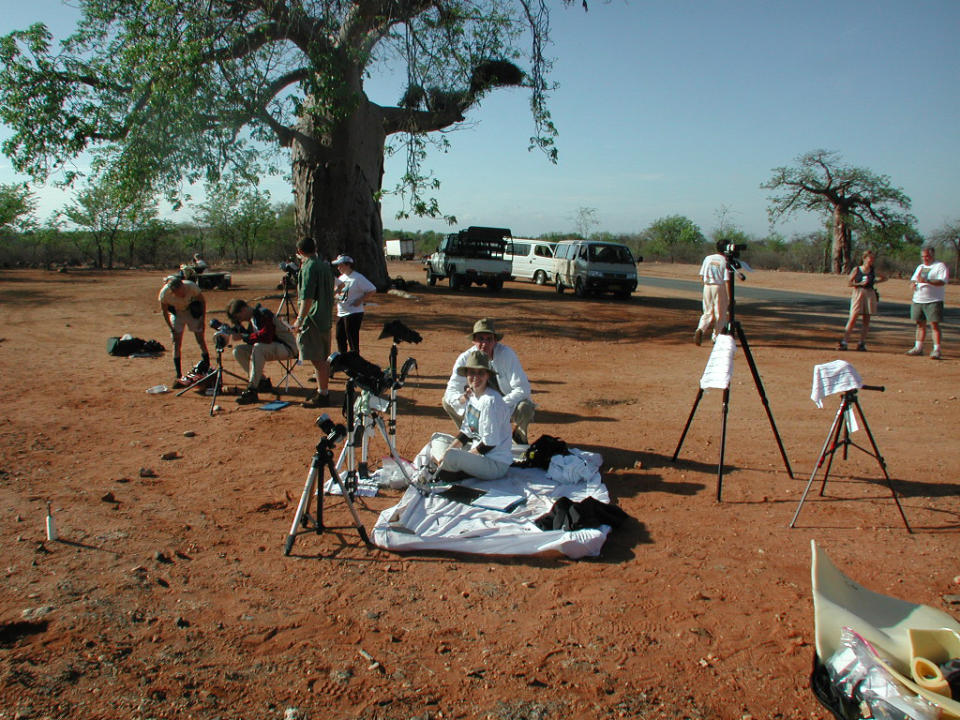 These are the lengths some fans have already gone to for other eclipses. Gordon Telepun and friends went to Zimbabwe for a 2002 eclipse but this year he will be in Missouri, closer to his home in Alabama but still an intense experience.