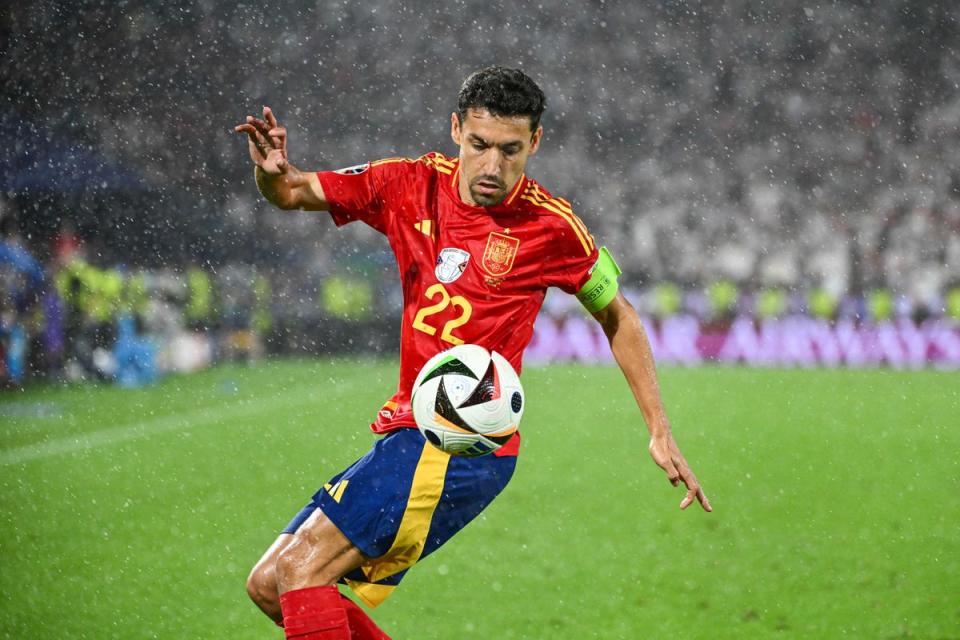 Jesus Navas is Spain’s timeless wonder  (AFP via Getty Images)