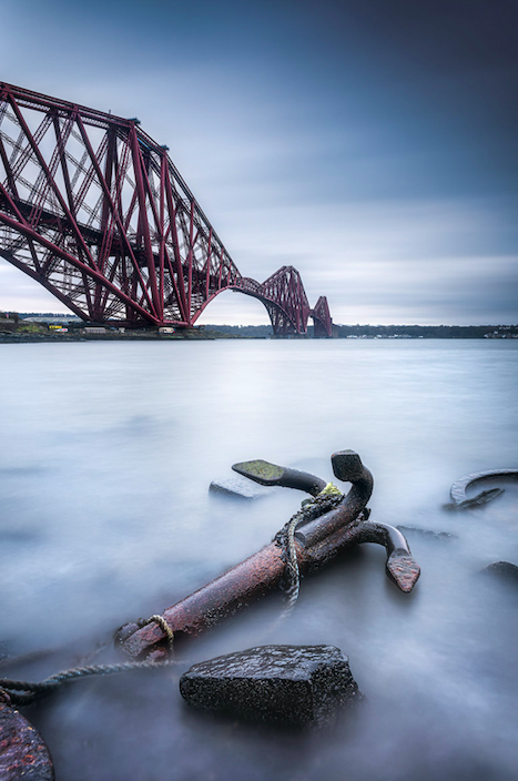 Pawel Zygmunt captured an anchor lying in mist in North Queensferry, Scotland.