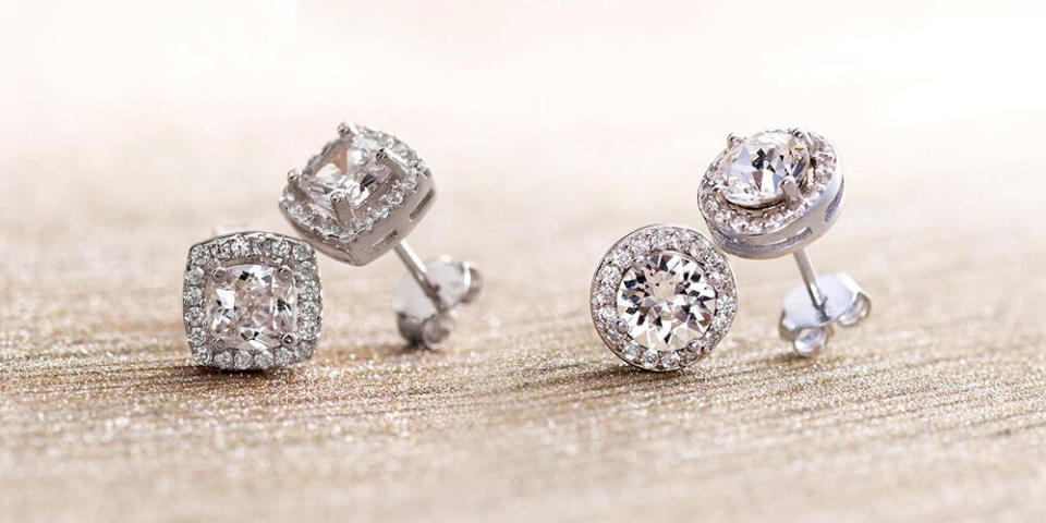 While these studs might look subtle from afar, they&rsquo;re sure to be a bold look up close.&nbsp; (Photo: HuffPost x StackCommerce)