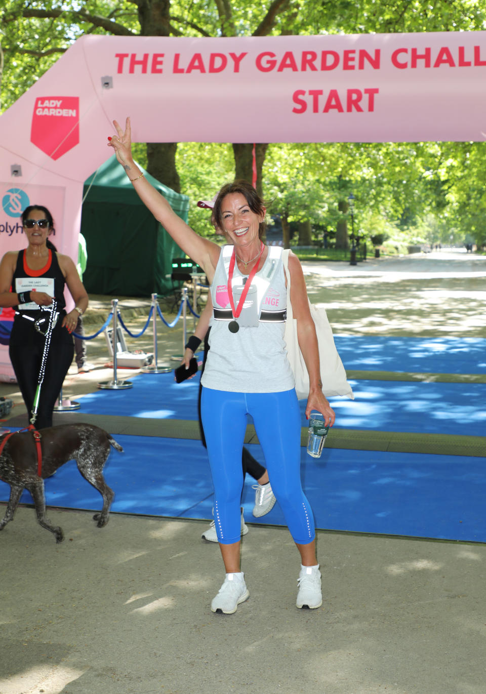Davina McCall attends the Lady Garden 5K or 10K Challenge in Hyde Park, London, in May, 2022. (Getty Images)
