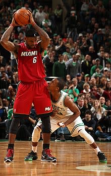 Rajon Rondo's defense on LeBron James energized the Celtics in the second half