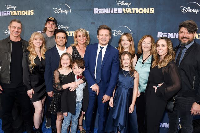 Gilbert Flores/Variety via Getty Images Jeremy Renner and family