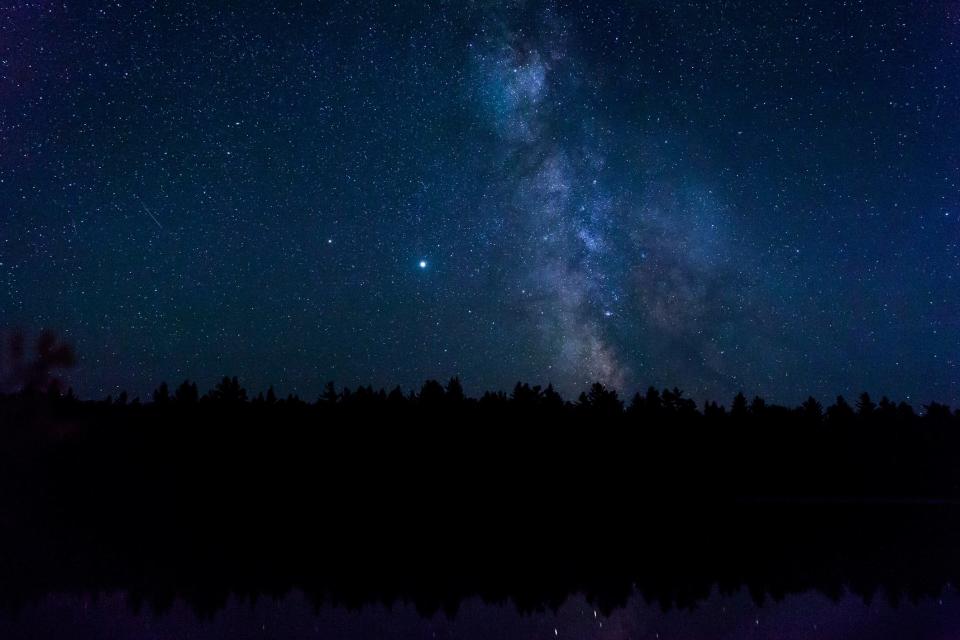 Minnesota's Boundary Waters Canoe Area Wilderness, a Dark Sky Sanctuary site, offers spectacular views of the Milky Way.