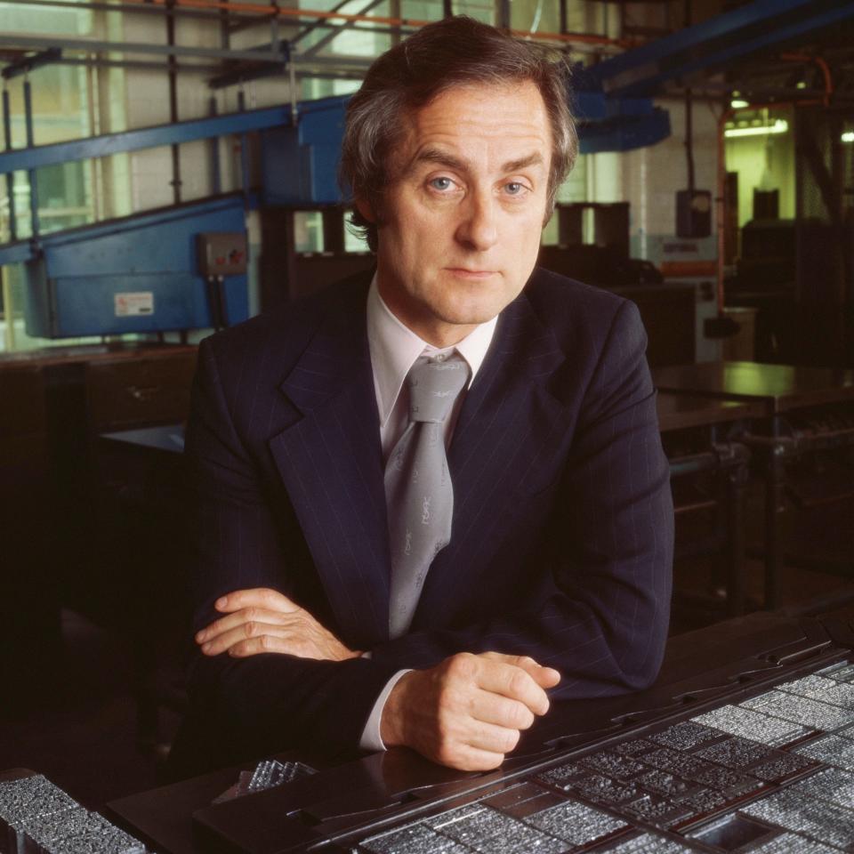 Sir Harold Evans in 1975: “What I loved about hot metal, apart from the aromatic urgency of all the paraphernalia, was the discipline it imposed in writing and editing.” - David Montgomery/Premium Archive