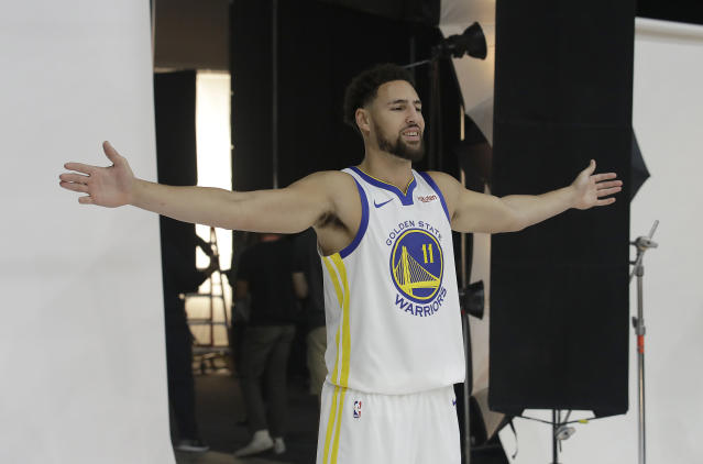 Klay Thompson thinks it's 'pretty cool' to see LeBron James on Lakers