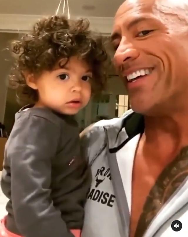 Dwayne Johnson Sweetly Teaches Daughter Tiana to Tell Herself She's an  'Awesome' and 'Smart' Girl