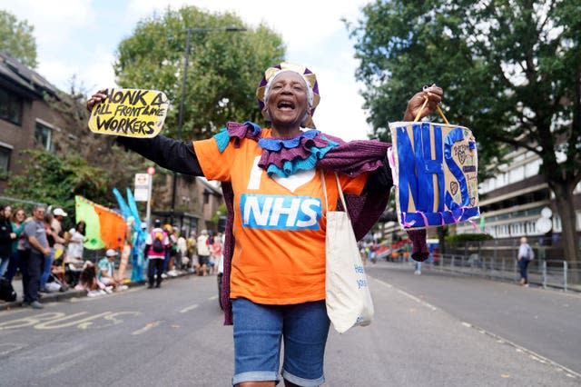 Notting Hill Carnival participant