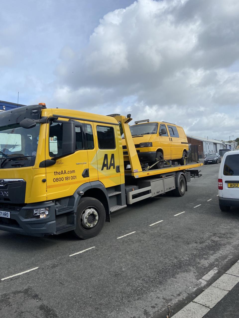 Eve Scragg was fined by Bristol City Council after her van was photographed by Clean Air Zone cameras as it was carried by a breakdown recovery truck. (SWNS)