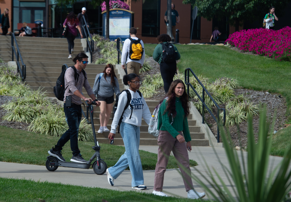 Kent State University's main campus enrollment this fall is 25,283, a gain of more than 200 students from last year, representing a 0.8% increase.