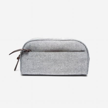 <p>Your pal needs somewhere to store all of their new finds and this twill dopp kit is perfect. <a href="https://www.everlane.com/collections/mens-backpacks-bags/products/mens-twill-dopp-kit-reverse-denim" rel="nofollow noopener" target="_blank" data-ylk="slk:Everlane The Dopp Kit;elm:context_link;itc:0;sec:content-canvas" class="link ">Everlane The Dopp Kit</a> ($35)</p>