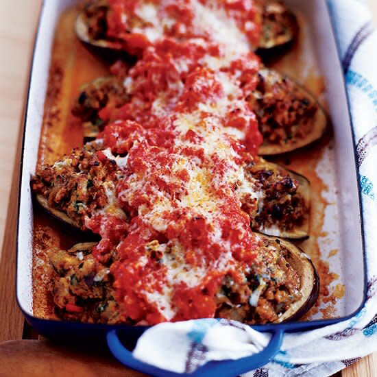 Sardinian Stuffed Eggplant