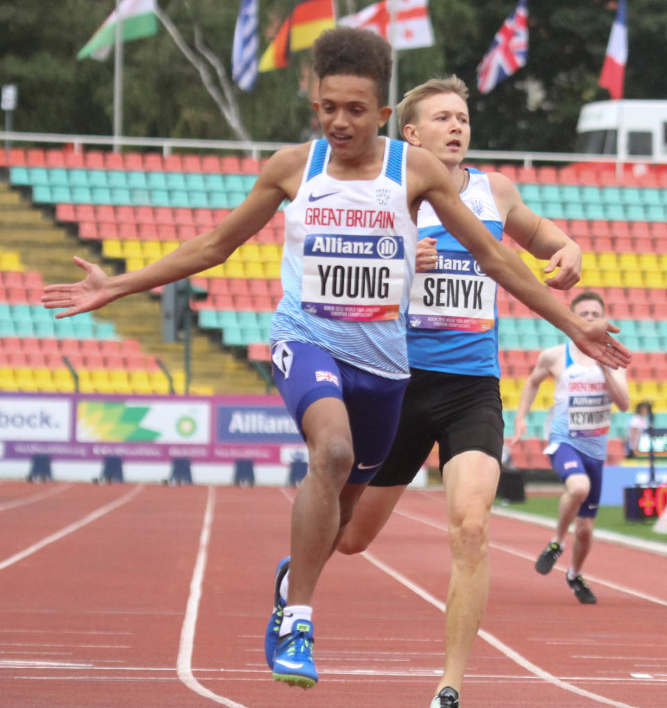 Young celebrates in style in Berlin. Pic: Ben Booth Photography