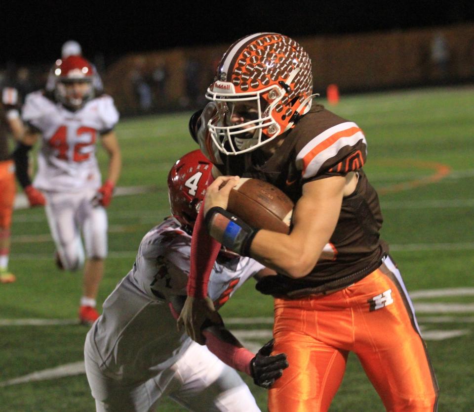 Heath's Brayden Bayles was named first-team All-Ohio in Division V.