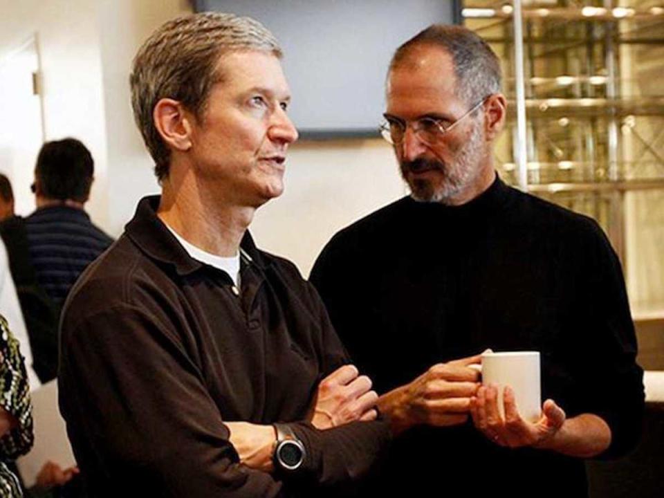 tim cook steve jobs