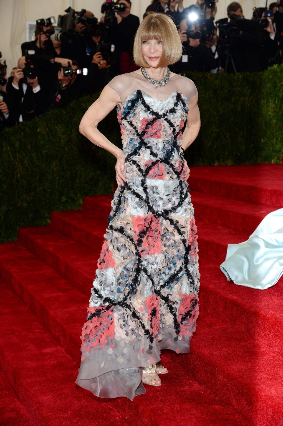 Anna Wintour at the 2014 Met Gala.