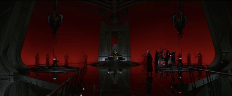 Snoke’s throne room. (Photo: Lucasfilm)