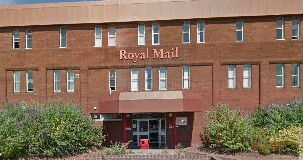 Royal Mail confirmed seven people tested positive for coronavirus at a sorting office in Chester (Picture: Google)