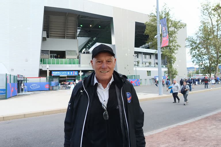 Osvaldo Piazza, un argentino reconocido en Francia; a los 76 años hizo un repaso de su vida y vio a los Pumas en la victoria ante Samoa