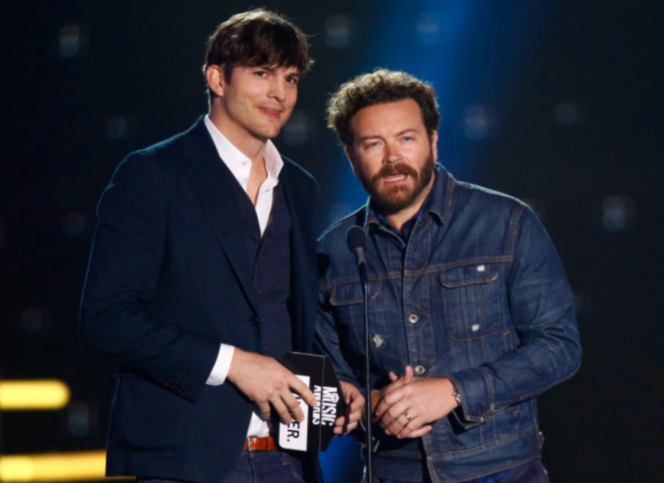 Ashton Kutcher (left) and Danny Masterson (AP)