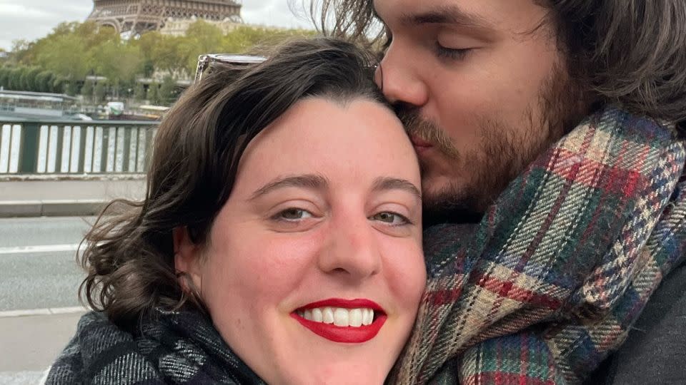 Today Erin and Jordan live together in Paris. - Erin Tridle