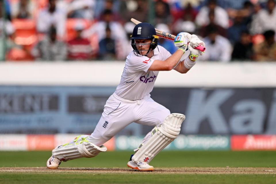 Ollie Pope played all around the ground on his way to an unbeaten 148 (Getty Images)