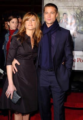 Jennifer Aniston and Brad Pitt at the LA premiere of Universal's Along Came Polly