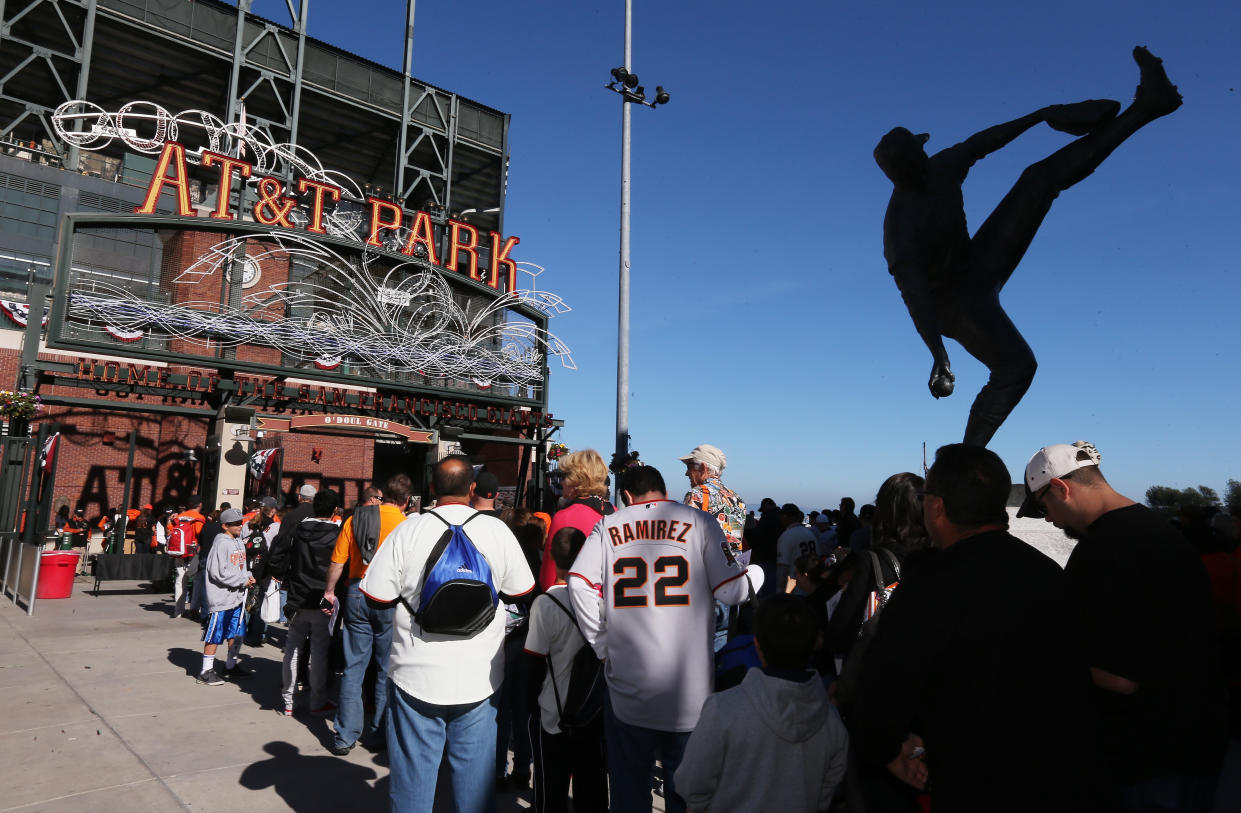 Select baseball stadiums across the country will implement biometric ticketing starting next season, allowing fans to enter the stadium using their fingerprints instead of a traditional ticket. (Getty Images)