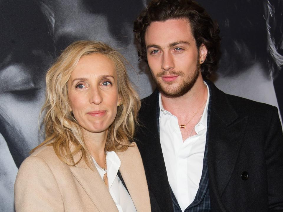 sam and aaron taylor johnson in february 2015